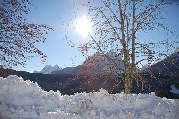 Die Dolomiten im Winter